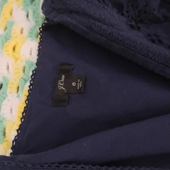 J. Crew Navy Blue Lace Dress - Picture 7 of 7